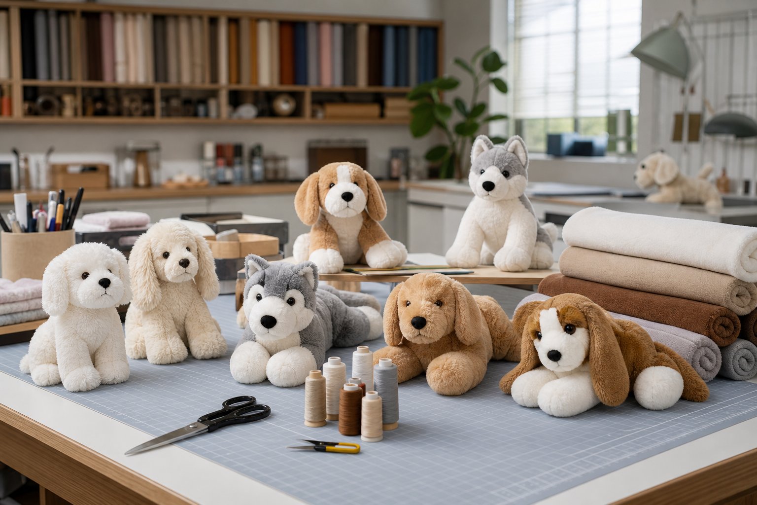 Plush production lines in Yangzhou